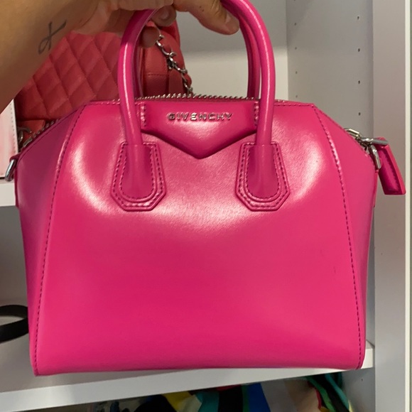 Givenchy Handbags - Givenchy Mini Antígona hot pink